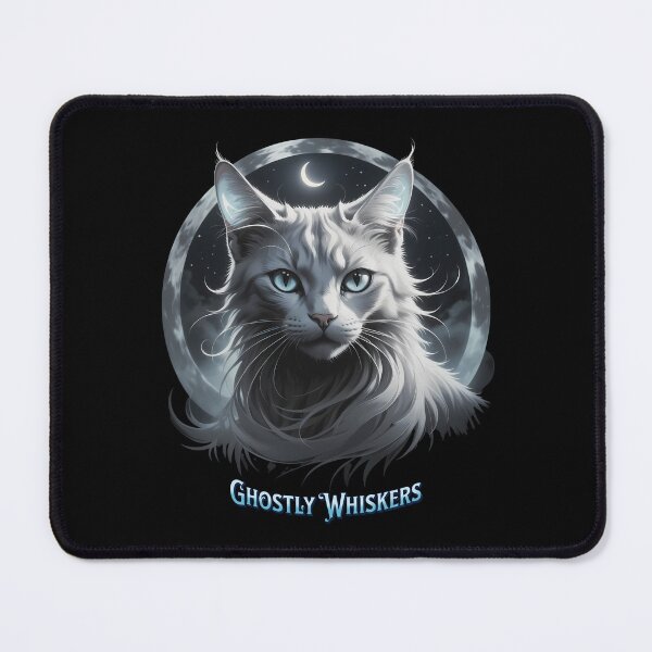 Item preview, Ghostly Whiskers! Halloween Design designed and sold by RuyaFab.