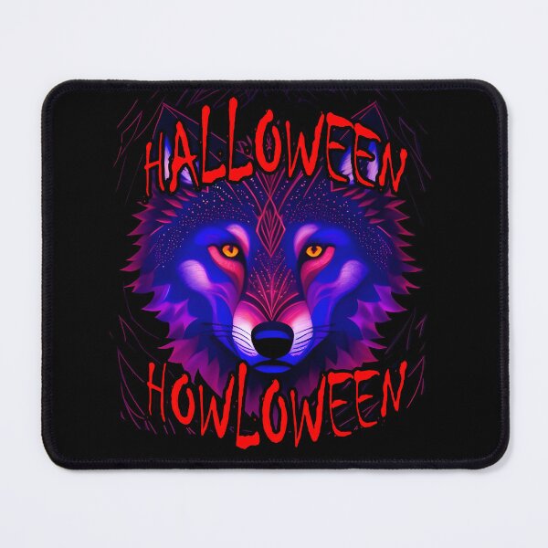 Item preview, Halloween, Howloween, Neon Blue and Purple Wolf designed and sold by leyfinder.