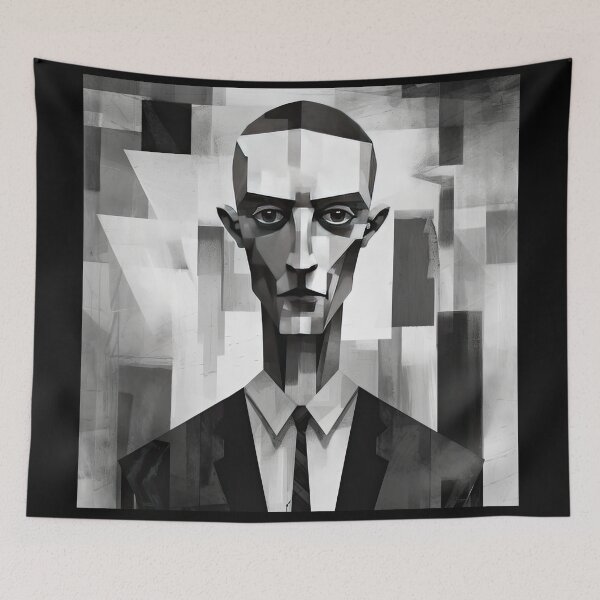 Item preview, Haunting Zombie Portrait Bauhaus Art designed and sold by ArtificialGenes.