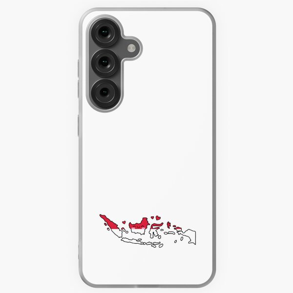 Item preview, Indonesia Flag Map Smile with Love designed and sold by pixelsparkzone.