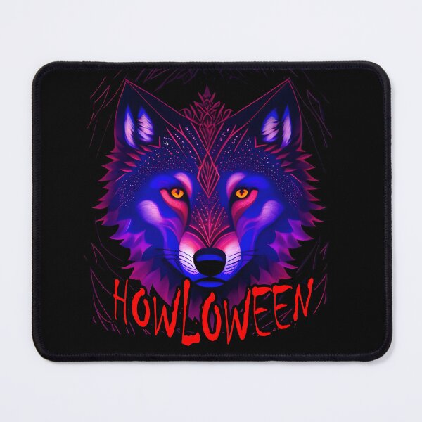 Item preview, Howloween, Neon Blue and Purple Wolf designed and sold by leyfinder.