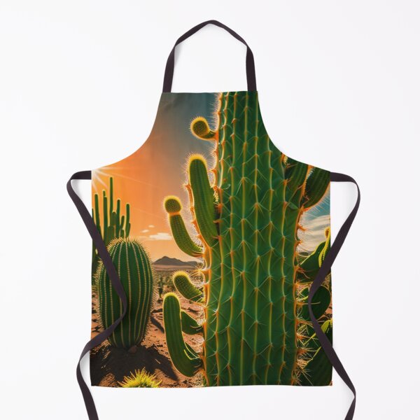 Item preview, Green cactus, orange background designed and sold by jsebouvi.