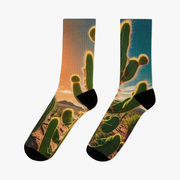 Item preview, Green cactus, orange background designed and sold by jsebouvi.