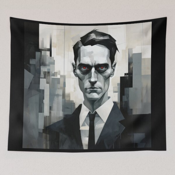 Item preview, Haunting Zombie Portrait Bauhaus Art designed and sold by ArtificialGenes.
