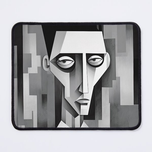 Item preview, Haunting Zombie Portrait Bauhaus Art designed and sold by ArtificialGenes.