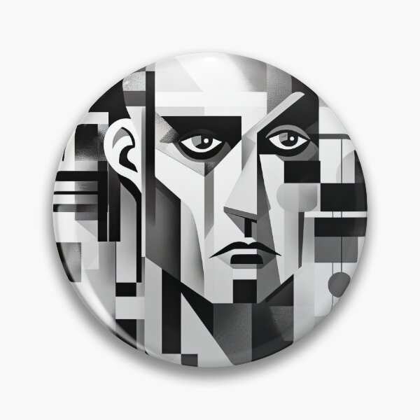 Item preview, Haunting Zombie Portrait Bauhaus Art designed and sold by ArtificialGenes.