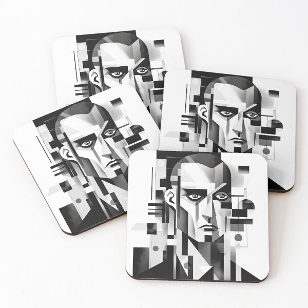 Item preview, Haunting Zombie Portrait Bauhaus Art designed and sold by ArtificialGenes.