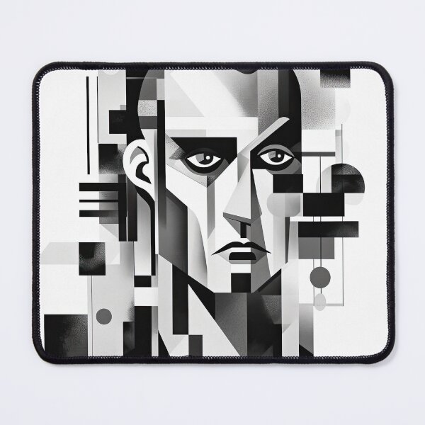 Item preview, Haunting Zombie Portrait Bauhaus Art designed and sold by ArtificialGenes.