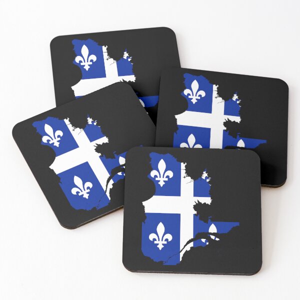 Item preview, Flag map of Quebec designed and sold by Beluga Cat.