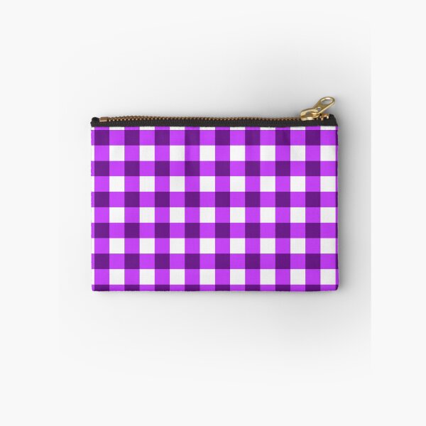 Item preview, Gingham Pattern Light And Dark Purple With White Colors designed and sold by Designfs.