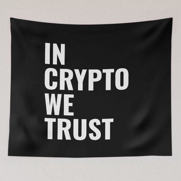 Item preview, In Crypto we Trust Ethereum Bitcoin Altcoin Cryptocurrencies designed and sold by NoriTEEs.