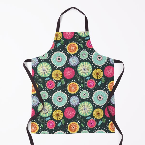 Item preview, Colorful boho dandelion folk flowers designed and sold by JinJinYoon.