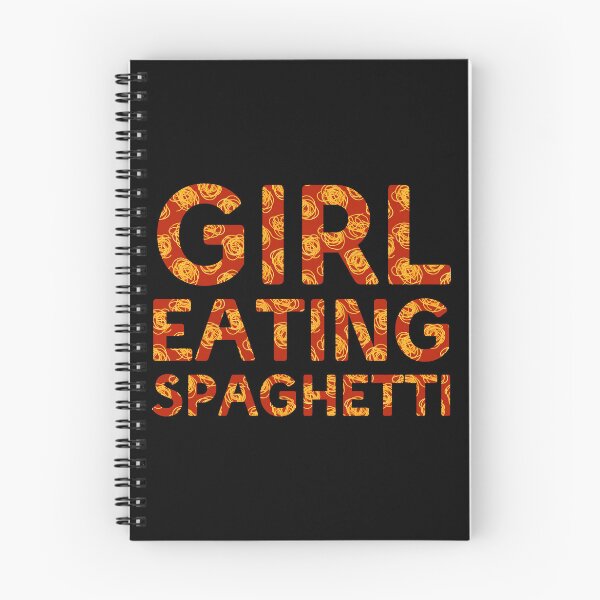 Artikelvorschau, Mädchen isst Spaghetti entworfen und verkauft von LudwikeArts.