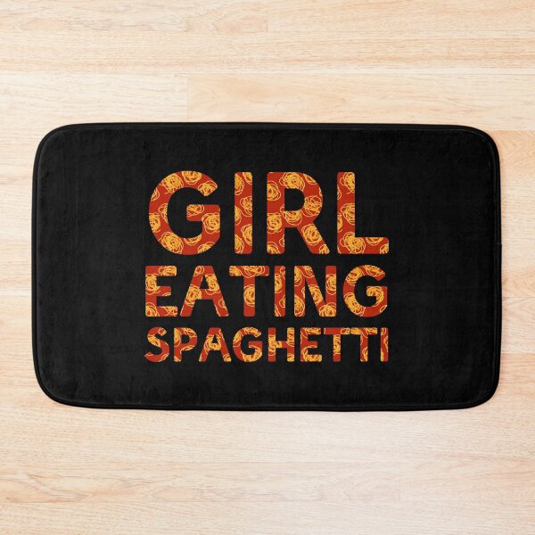 Item preview, Girl Eating Spaghetti designed and sold by LudwikeArts.