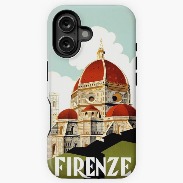 Item preview, Vintage Florence Firenze Italy Travel poster designed and sold by Glimmersmith.