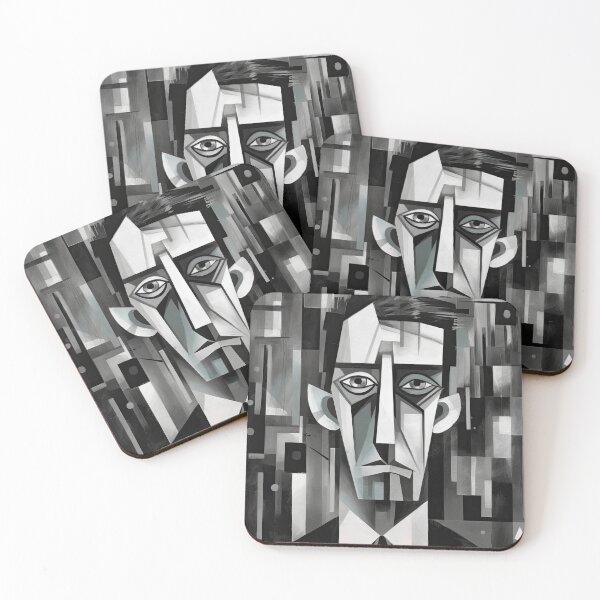 Item preview, Haunting Zombie Portrait Bauhaus Art designed and sold by ArtificialGenes.
