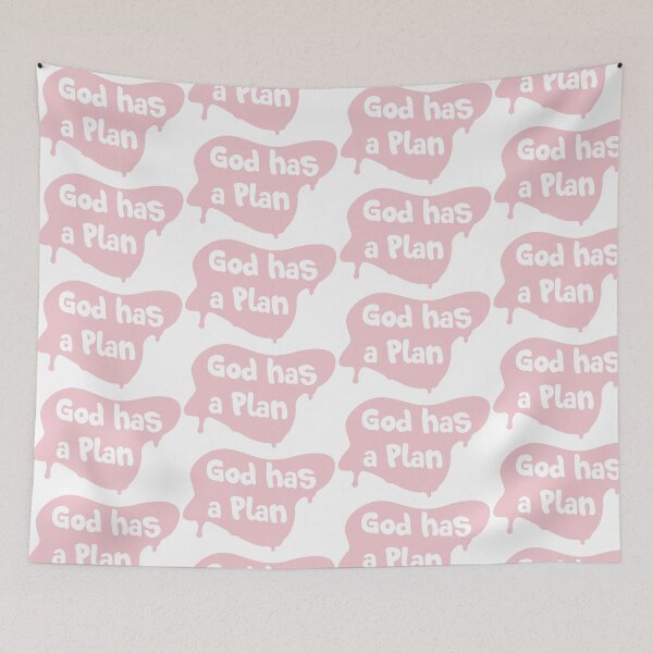 Item preview, God has a plan designed and sold by Red-Creative.