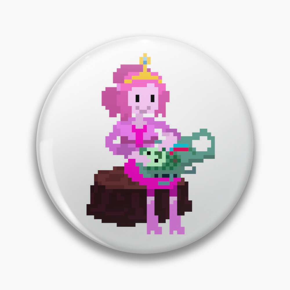 Princess Bubblegum (Adventure Time) Pixel Sprite /w BMO