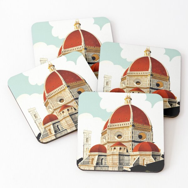 Item preview, Vintage Florence Firenze Italy Travel poster designed and sold by Glimmersmith.