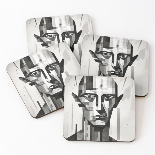 Item preview, Haunting Zombie Portrait Bauhaus Art designed and sold by ArtificialGenes.