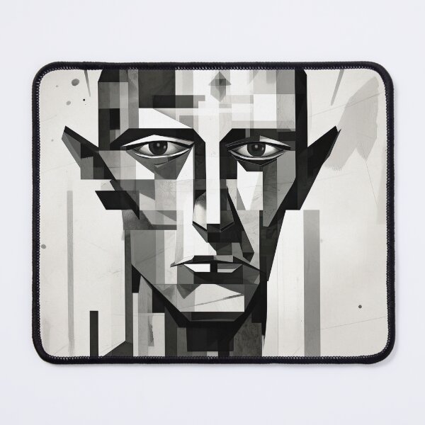 Item preview, Haunting Zombie Portrait Bauhaus Art designed and sold by ArtificialGenes.