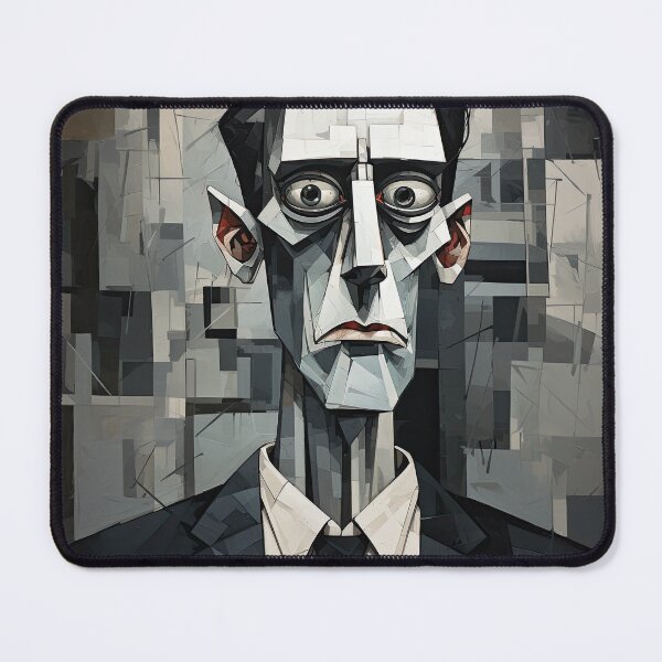 Item preview, Haunting Zombie Portrait Bauhaus Art designed and sold by ArtificialGenes.