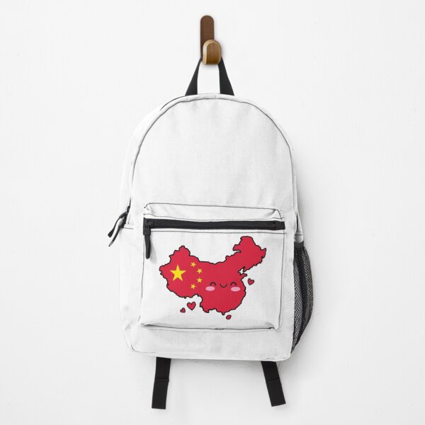 Item preview, China Flag Map Smile with Love designed and sold by pixelsparkzone.