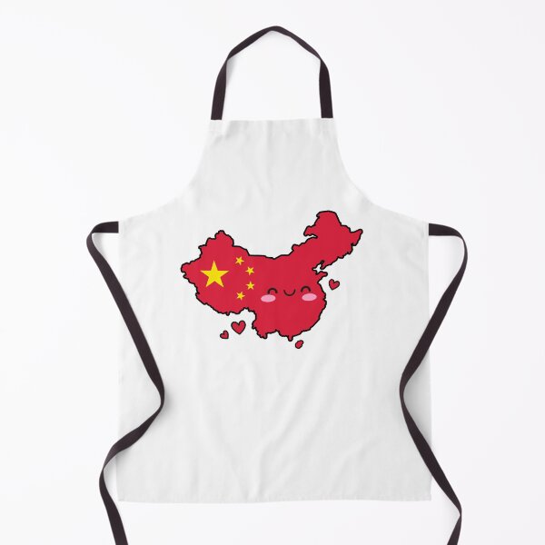 Item preview, China Flag Map Smile with Love designed and sold by pixelsparkzone.