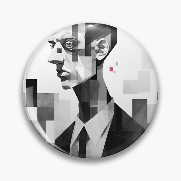 Item preview, Haunting Zombie Portrait Bauhaus Art designed and sold by ArtificialGenes.