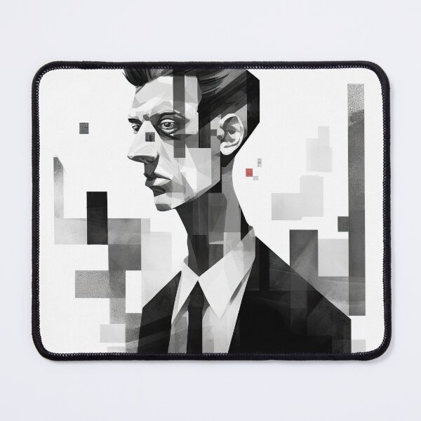 Item preview, Haunting Zombie Portrait Bauhaus Art designed and sold by ArtificialGenes.
