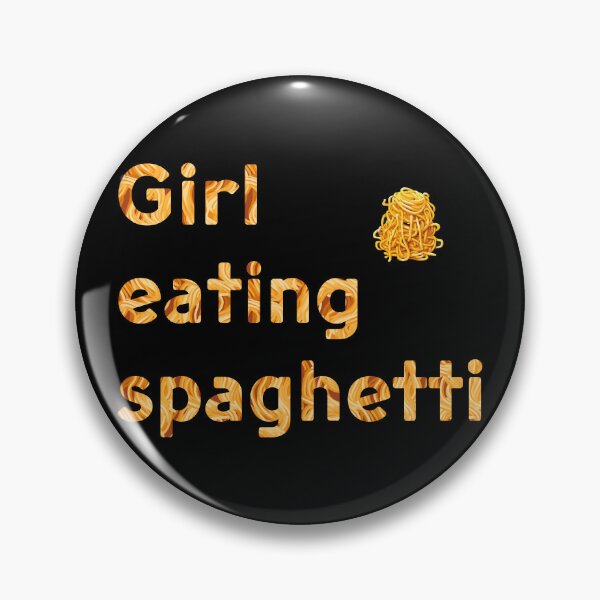 Item preview, Girl Eating Spaghetti designed and sold by LudwikeArts.
