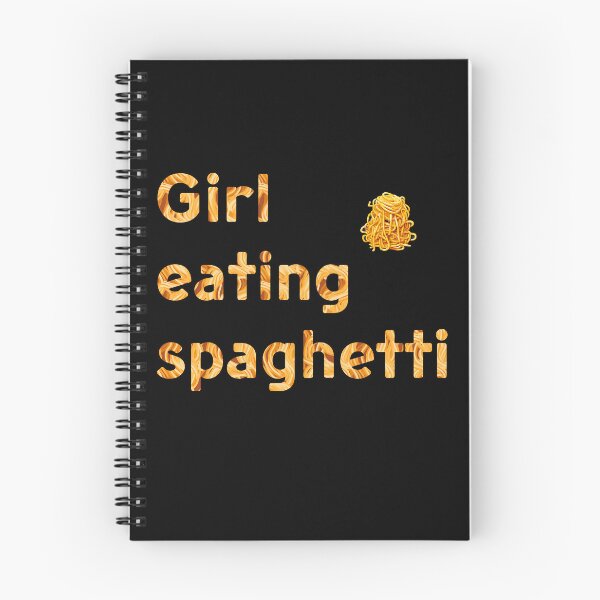 Artikelvorschau, Mädchen isst Spaghetti entworfen und verkauft von LudwikeArts.