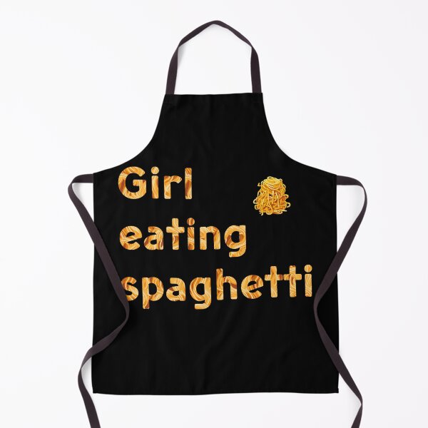 Item preview, Girl Eating Spaghetti designed and sold by LudwikeArts.
