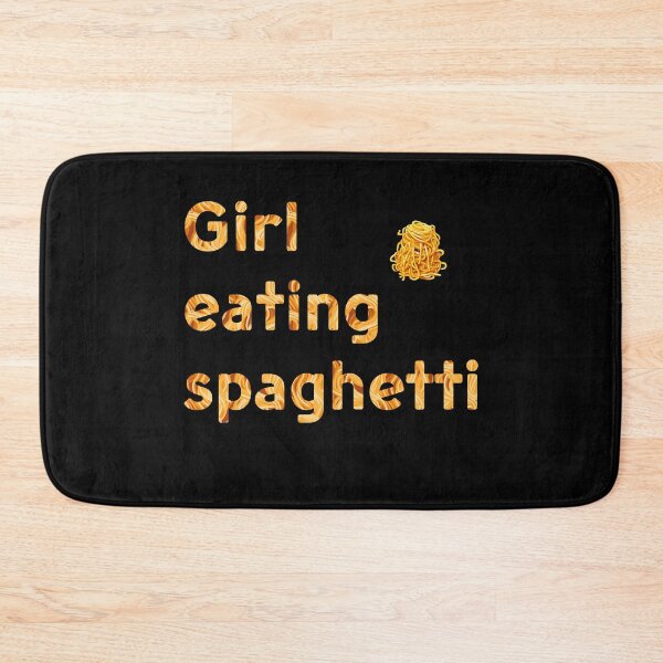 Item preview, Girl Eating Spaghetti designed and sold by LudwikeArts.