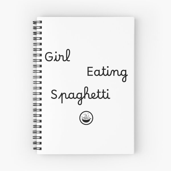 Artikelvorschau, Mädchen isst Spaghetti entworfen und verkauft von LudwikeArts.