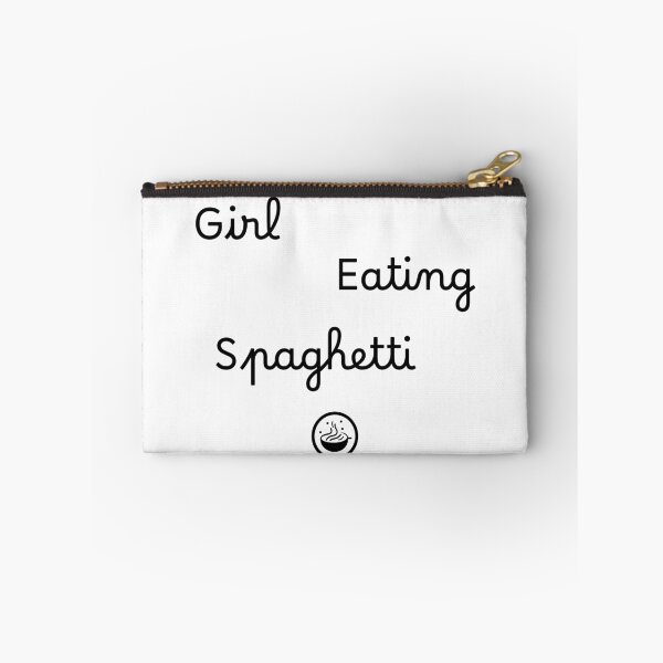 Artikelvorschau, Mädchen isst Spaghetti entworfen und verkauft von LudwikeArts.