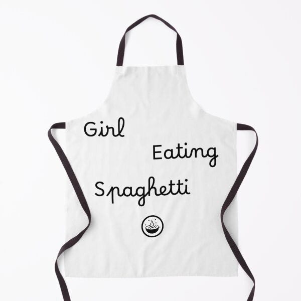 Item preview, Girl Eating Spaghetti designed and sold by LudwikeArts.
