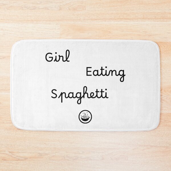 Item preview, Girl Eating Spaghetti designed and sold by LudwikeArts.