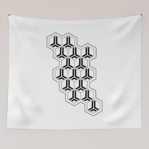 Item preview, Hexagon abstraction designed and sold by arkantus.