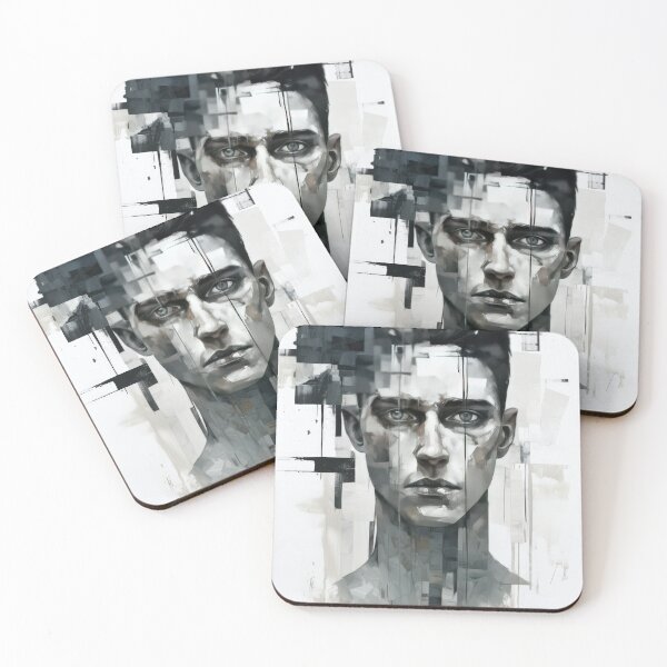 Item preview, Haunting Zombie Portrait Bauhaus Art designed and sold by ArtificialGenes.
