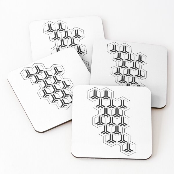 Item preview, Hexagon abstraction designed and sold by arkantus.