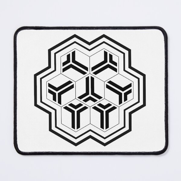 Item preview, Centered hexagon abstraction designed and sold by arkantus.