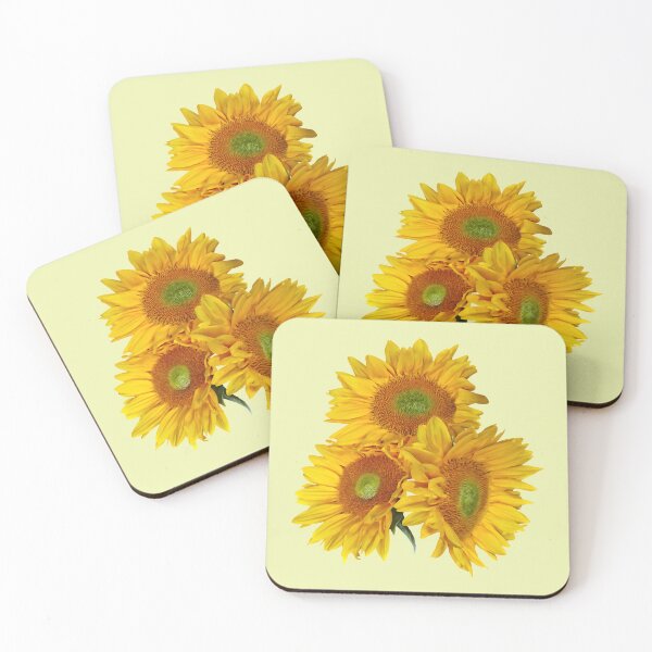 Item preview, Three Golden Sunflowers designed and sold by Susan Savad.
