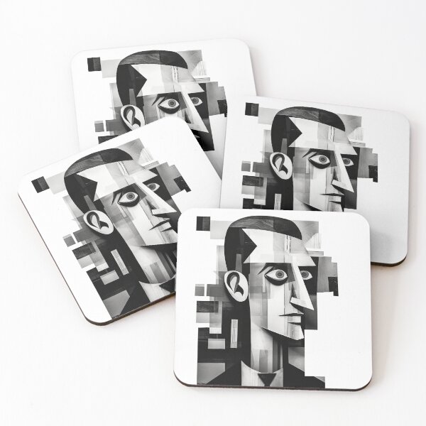 Item preview, Haunting Zombie Portrait Bauhaus Art designed and sold by ArtificialGenes.
