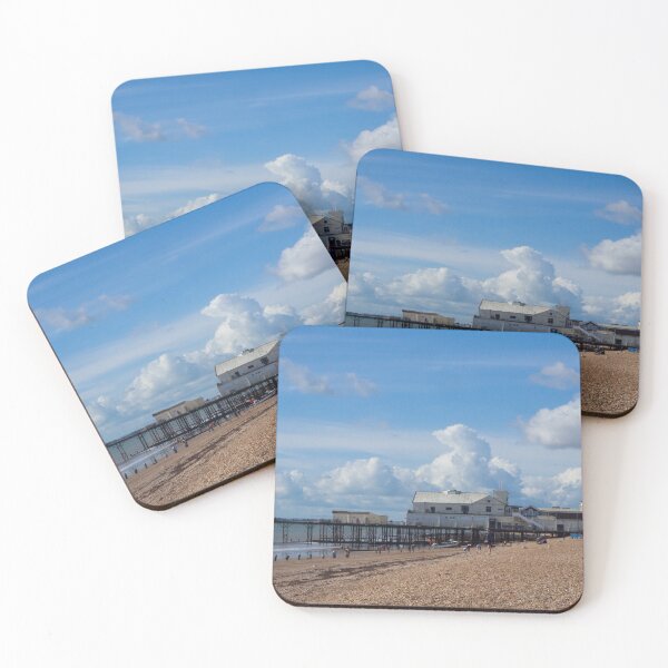 Item preview, Bognor Regis Pier at low tide designed and sold by Josie Gilbert.