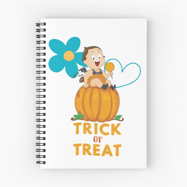 Aperçu de l'œuvre "Trick or Treat fantaisiste : Halloween mignon bébé garçon" créée et vendue par SarmadamDesign.