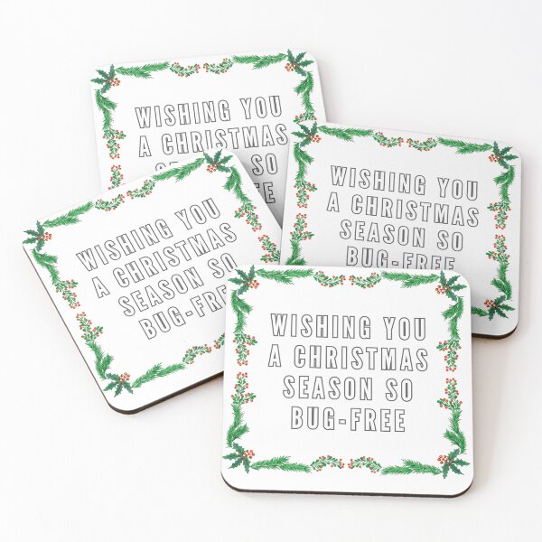 Item preview, Wishing You A Christmas Season So Bug Free Funny Christmas Gifts For Programmer designed and sold by EwelelleDesign.
