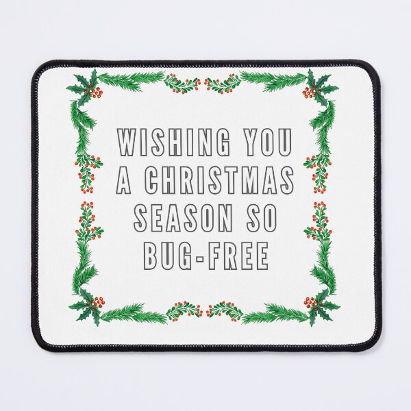 Item preview, Wishing You A Christmas Season So Bug Free Funny Christmas Gifts For Programmer designed and sold by EwelelleDesign.