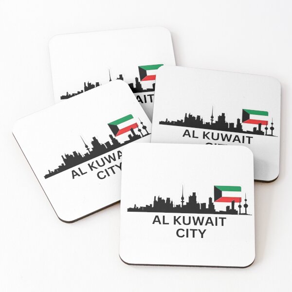 Item preview, Kuwait City skyline Art middle east, designed and sold by ANNINOART ⭐⭐⭐⭐⭐.