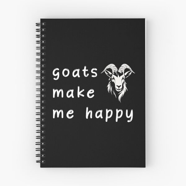 Item preview, Goats Make Me Happy designed and sold by LudwikeArts.